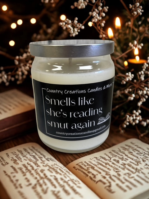 Smells like she's reading smut again