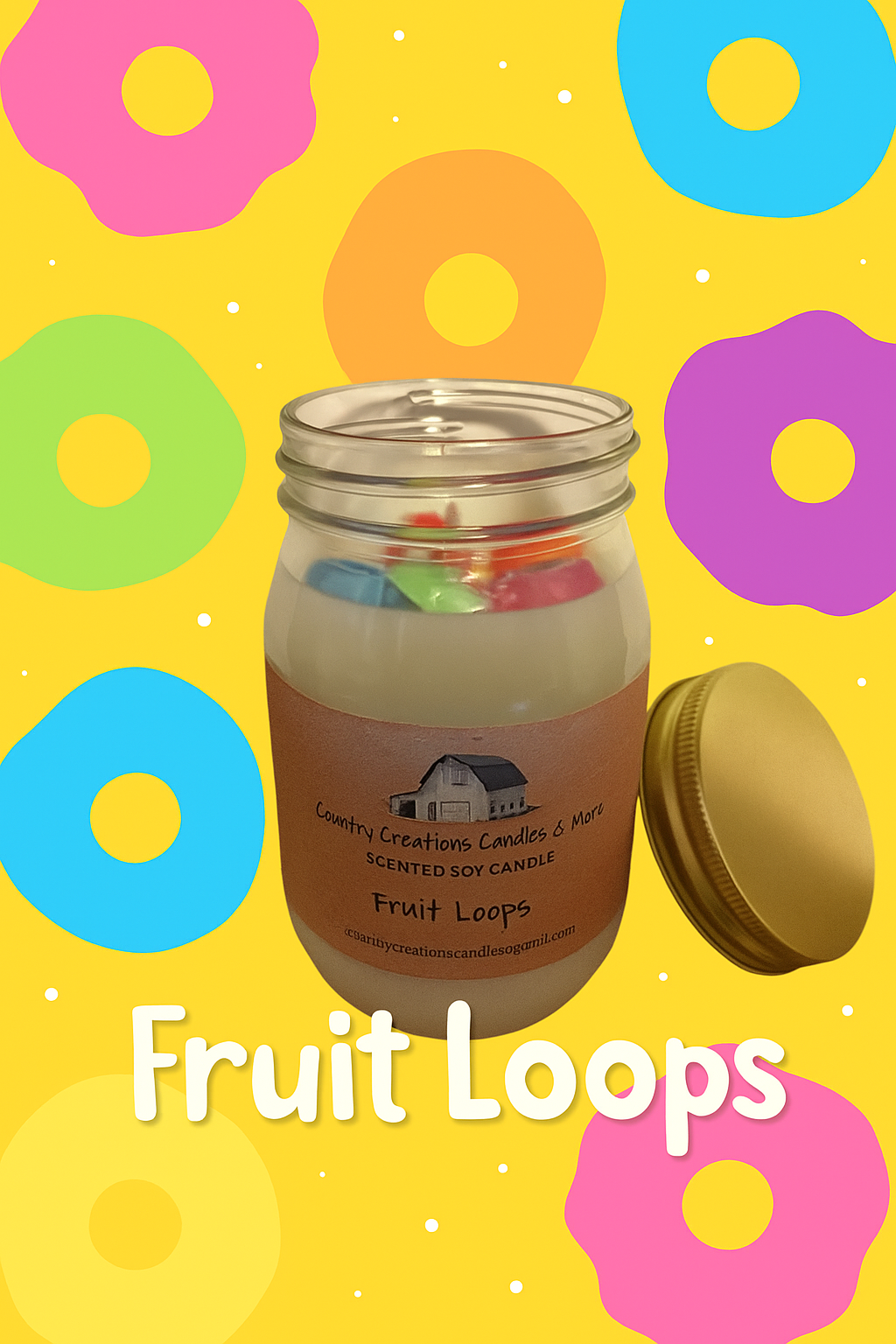 Fruit Loop Candle