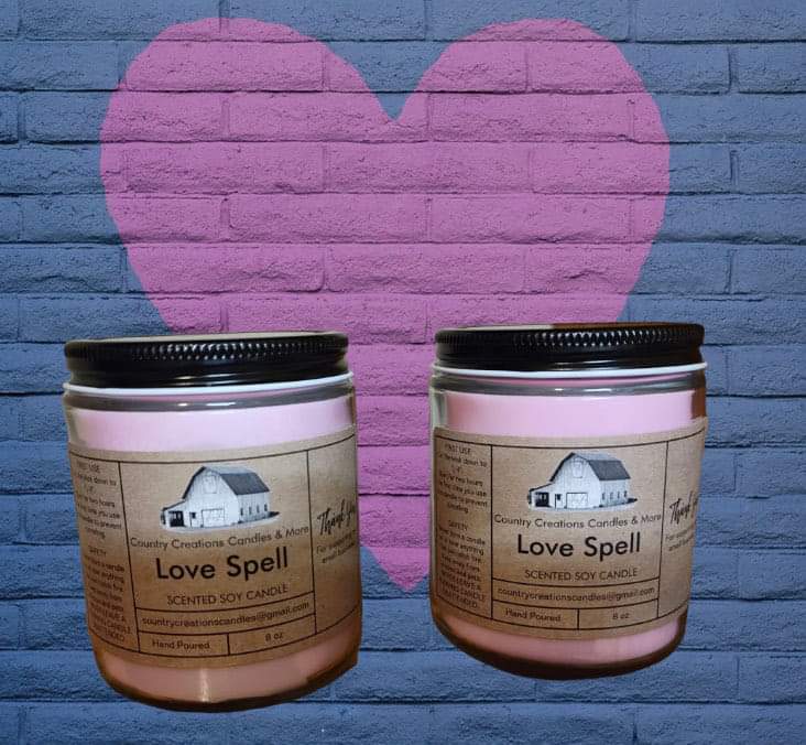 Love spell 8oz candle