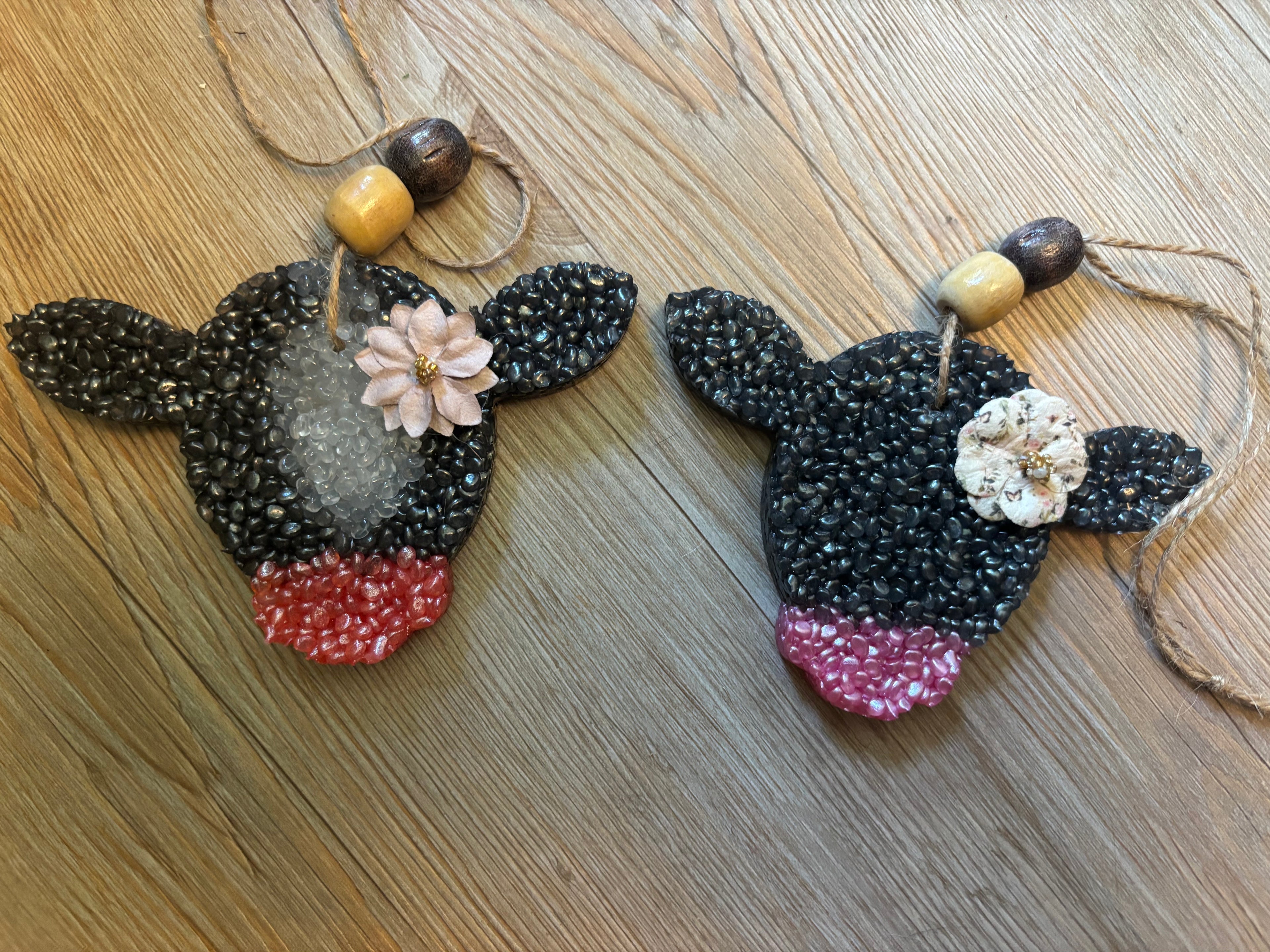 🐄 Cow Car Freshie – Scented Aroma Bead Air Freshener